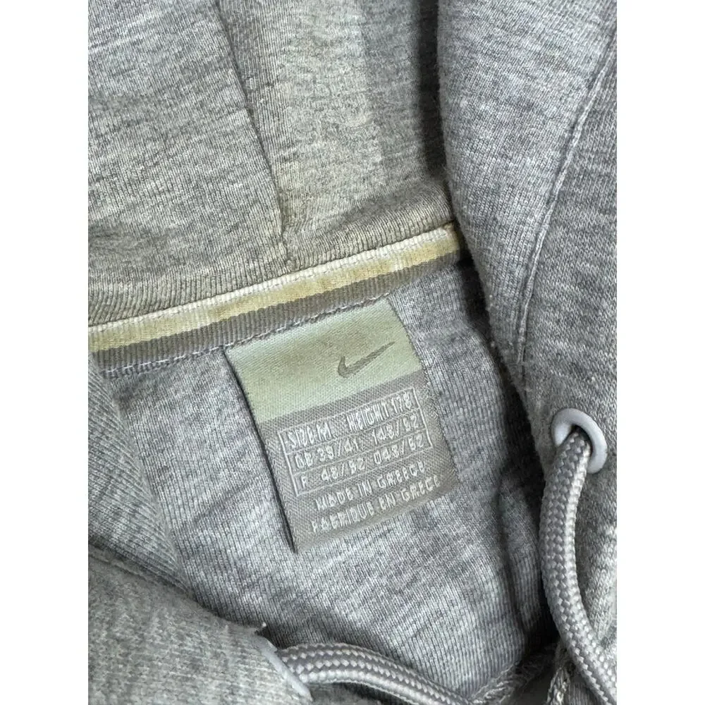 Nike Gray Zip Up Hoodie Size Medium Y2K Vintage